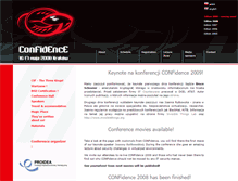 Tablet Screenshot of 2008.confidence.org.pl